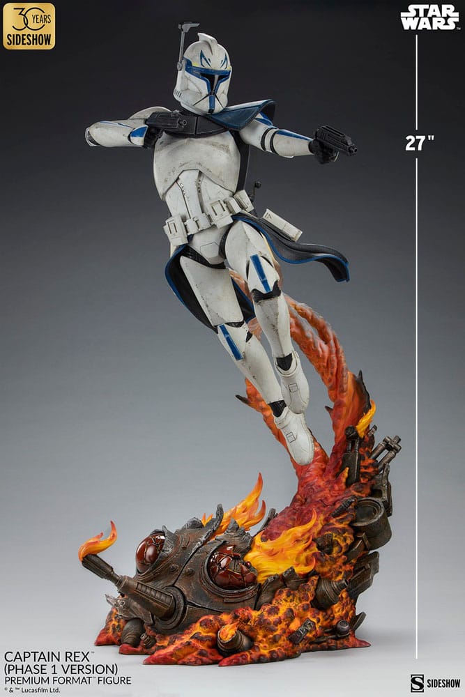 Star Wars Premium Format Figure Captain Rex (Phase 1 Version) Sideshow Exclusive 68 cm 0747720265240