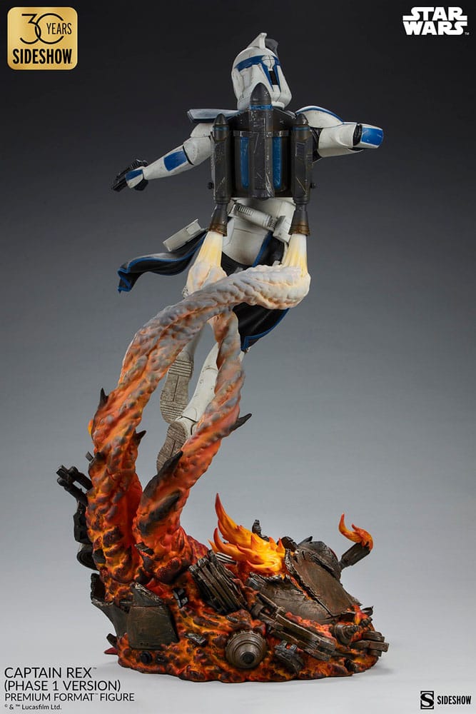 Star Wars Premium Format Figure Captain Rex (Phase 1 Version) Sideshow Exclusive 68 cm 0747720265240