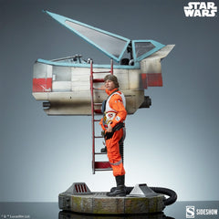 Star Wars Premium Format Statue Luke Skywalker & X-Wing: Red Five, Standing By 76 cm 0747720277441