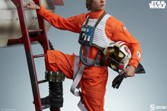 Star Wars Premium Format Statue Luke Skywalker & X-Wing: Red Five, Standing By 76 cm 0747720277441