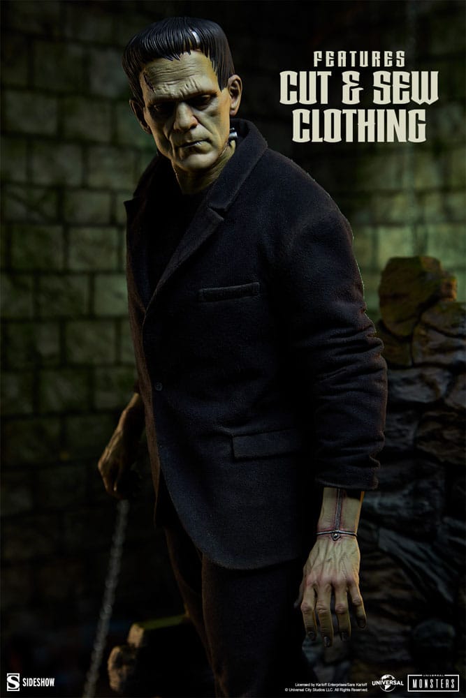 Frankenstein Premium Format Mixed Media Statue Frankenstein (Fabric Costume) 57 cm  0747720279070