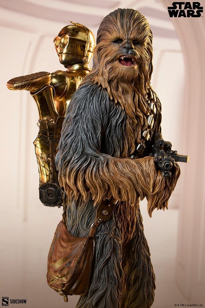 Star Wars Premium Format Figure Chewbacca and C-3PO 63 cm 0747720276956