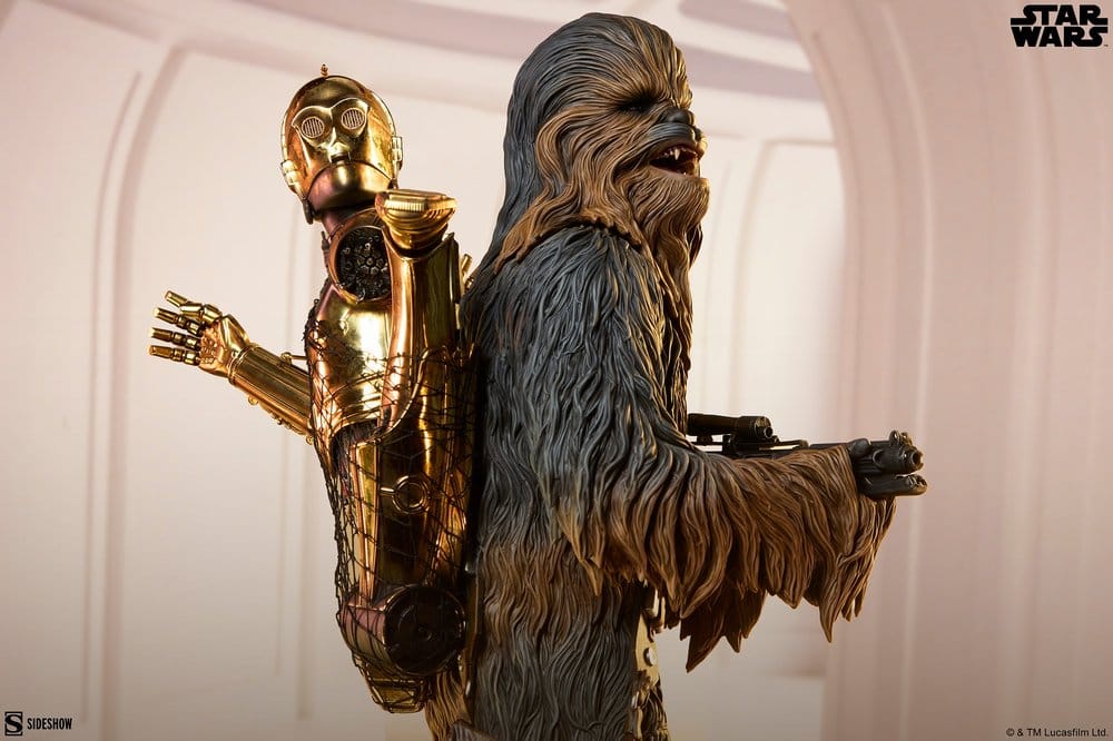 Star Wars Premium Format Figure Chewbacca and C-3PO 63 cm 0747720276956
