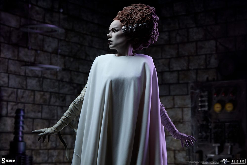 Bride of Frankenstein Premium Format Mixed Media Statue The Bride of Frankenstein (Fabric Costume) 55 cm  0747720279087