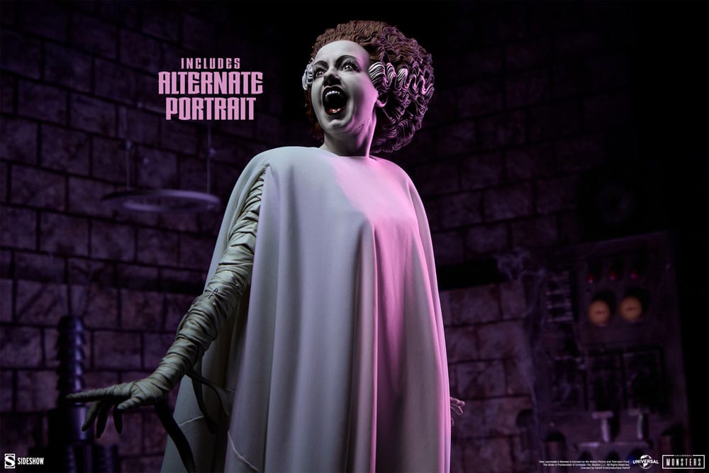 Bride of Frankenstein Premium Format Mixed Media Statue The Bride of Frankenstein (Fabric Costume) 55 cm  0747720279087