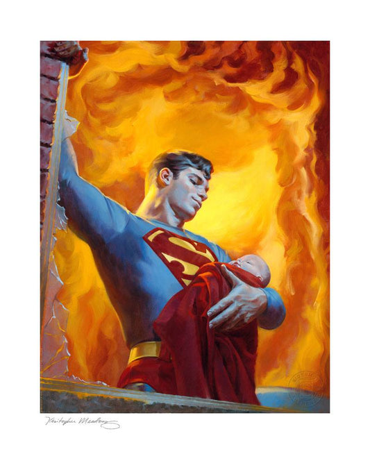 DC Comics Art Print Saving Grace: A Hero's Rescue 46 x 56 cm - unframed 0747720257221