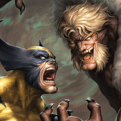 Marvel Art Print Wolverine vs Sabretooth 41 x 61 cm - unframed 0747720271401
