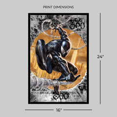 Marvel Fine Art Print The Amazing Spider-Man #300 Tribute (Black High-Gloss Variant) 41 x 61 cm - unframed 0747720290129