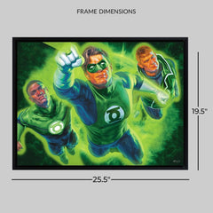 DC Comics Fine Art Print Green Lantern 61 x 41 cm - unframed 0747720290044
