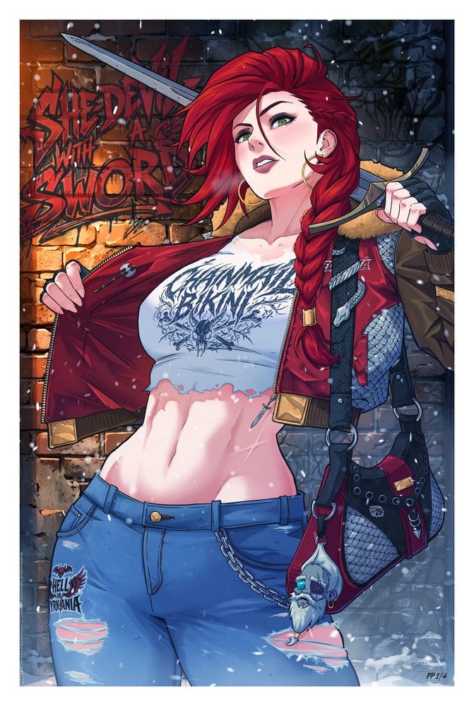 Dynamite Entertainment Fine Art Print Red Sonja 61 x 41 cm - unframed 0747720289574