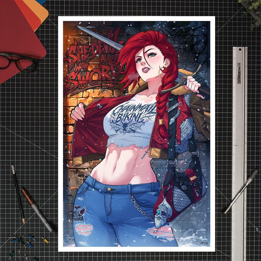 Dynamite Entertainment Fine Art Print Red Sonja 61 x 41 cm - unframed 0747720289574