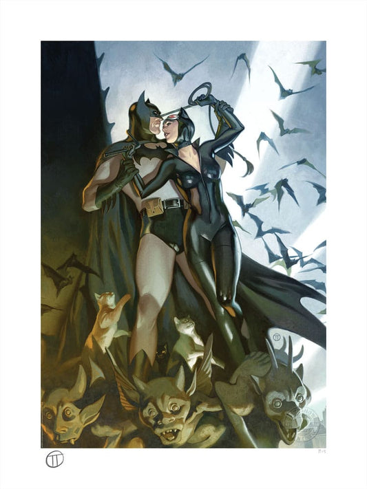 DC Comics Art Print Batman & Catwoman 46 x 61 cm - unframed 0747720267206