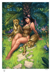 Bettie Page Kunstdruck Jungle Bettie 46 x 61 cm - ungerahmtBettie Page Fine Art Print Jungle Bettie 46 x 61 cm - unframedBettie Page impression Art Print Jungle Bettie 46 x 61 cm - non encadréeBettie Page Litografia Jungle Bettie 46 x 61 cm - sin marco 0747720288027