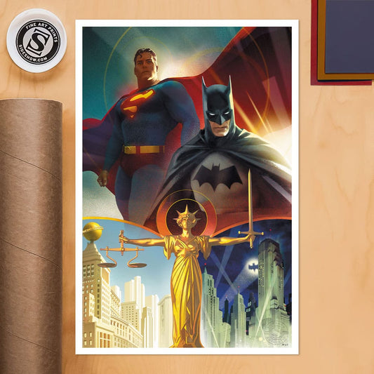 DC Comics Art Print Batman & Superman: World's Finest 41 x 61 cm - unframed 0747720267459