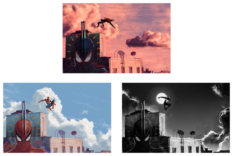 Marvel Set of 3 Art Prints Spider-Man 30 x 46 0747720266896