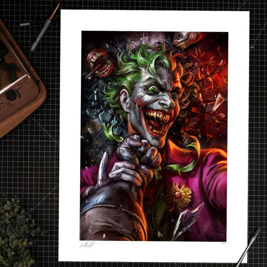 DC Comics Art Print Eternal Enemies: The Joker vs Batman 46 x 61 cm - unframed 0747720267596