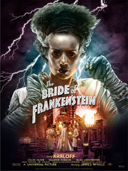 Bride of Frankenstein Art Print Bride of Frankenstein (Color Variant) by Ruiz Burgos 61 x 46 cm - unframed 0747720273627