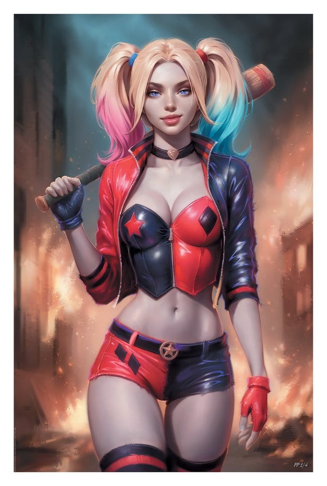 DC Comics Fine Art Print Harley Quinn 41 x 61 cm - unframed 0747720290020