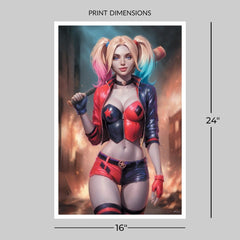 DC Comics Fine Art Print Harley Quinn 41 x 61 cm - unframed 0747720290020
