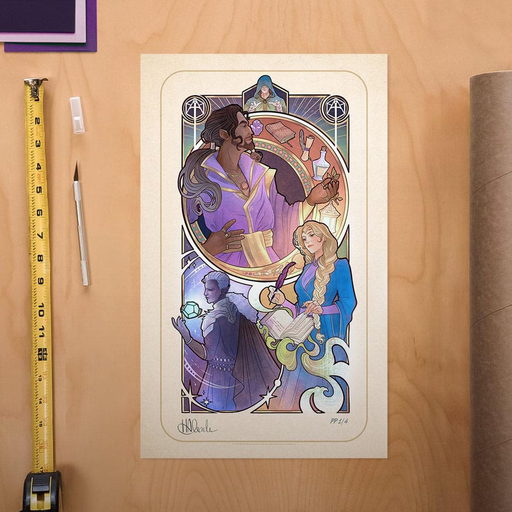 Critical Role Art Print Matthew Mercer: 10th Anniversary Art Nouveau Illustrations 46 x 28 cm - unframed 0747720272743