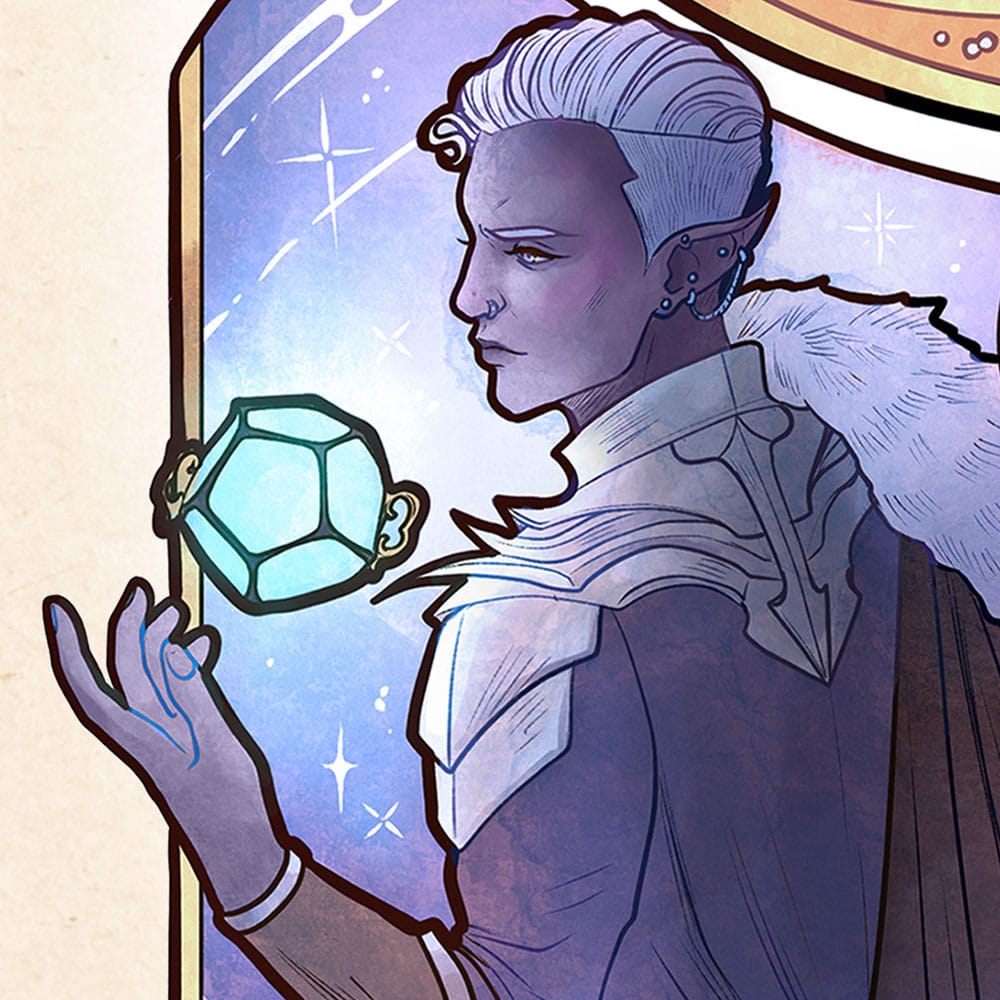 Critical Role Art Print Matthew Mercer: 10th Anniversary Art Nouveau Illustrations 46 x 28 cm - unframed 0747720272743