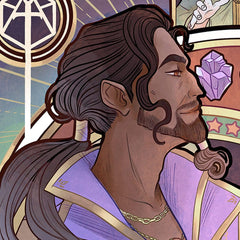 Critical Role Art Print Matthew Mercer: 10th Anniversary Art Nouveau Illustrations 46 x 28 cm - unframed 0747720272743