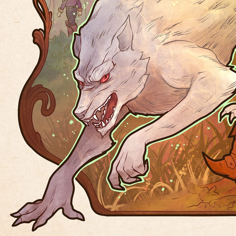 Critical Role Art Print Travis Willingham: 10th Anniversary Art Nouveau Illustrations 46 x 28 cm - unframed 0747720272767