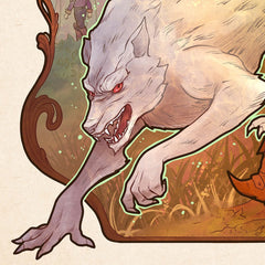 Critical Role Art Print Travis Willingham: 10th Anniversary Art Nouveau Illustrations 46 x 28 cm - unframed 0747720272767