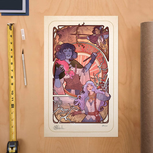 Critical Role Art Print Laura Bailey: 10th Anniversary Art Nouveau Illustrations 46 x 28 cm - unframed 0747720272781