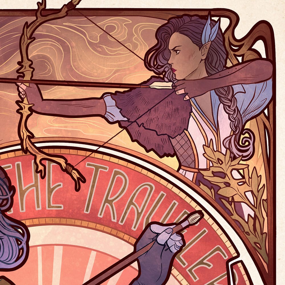 Critical Role Art Print Laura Bailey: 10th Anniversary Art Nouveau Illustrations 46 x 28 cm - unframed 0747720272781