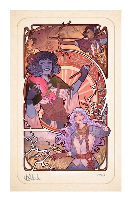 Critical Role Art Print Laura Bailey: 10th Anniversary Art Nouveau Illustrations 46 x 28 cm - unframed 0747720272781