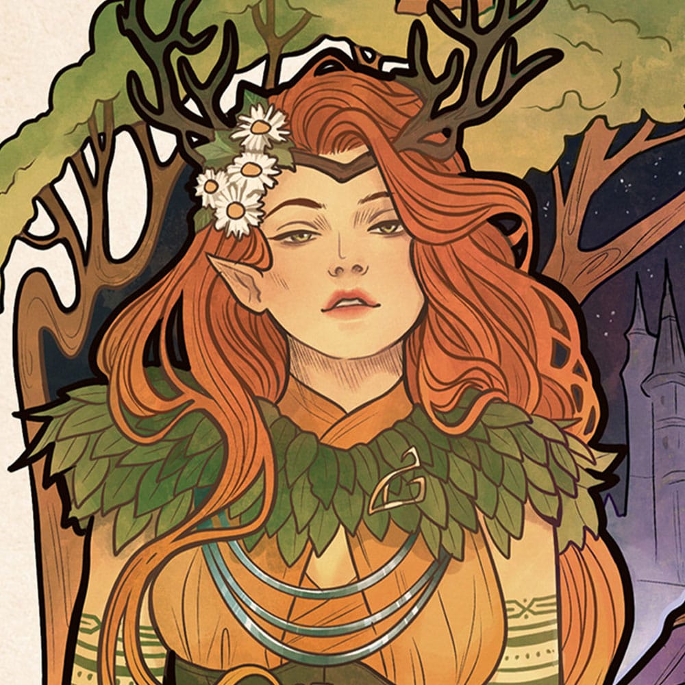 Critical Role Art Print Marisha Ray: 10th Anniversary Art Nouveau Illustrations 46 x 28 cm - unframed 0747720272910