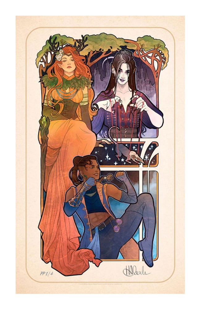 Critical Role Art Print Marisha Ray: 10th Anniversary Art Nouveau Illustrations 46 x 28 cm - unframed 0747720272910