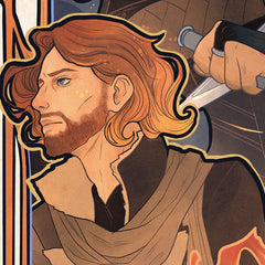 Critical Role Art Print Liam O'Brien: 10th Anniversary Art Nouveau Illustrations 46 x 28 cm - unframed 0747720272828
