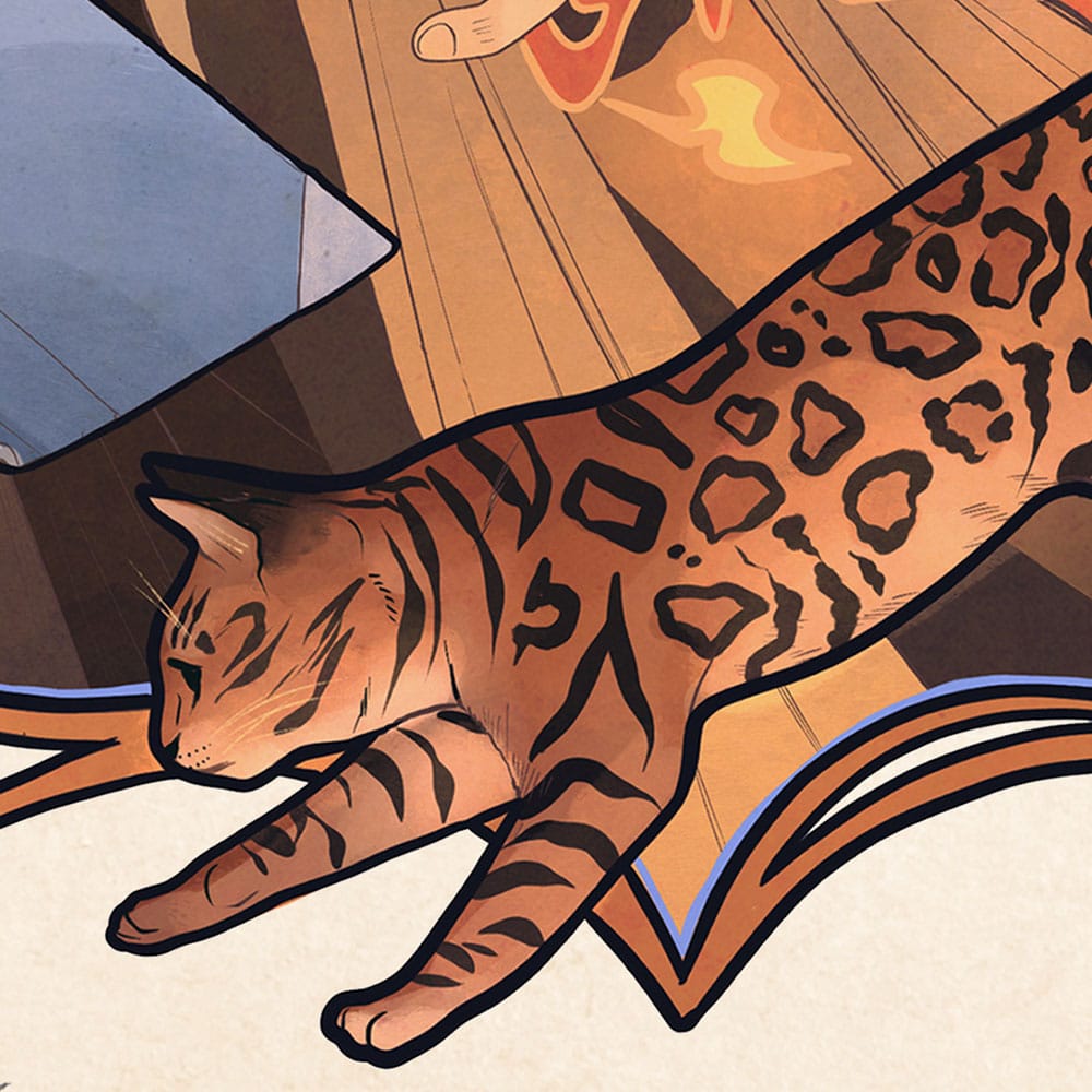 Critical Role Art Print Liam O'Brien: 10th Anniversary Art Nouveau Illustrations 46 x 28 cm - unframed 0747720272828