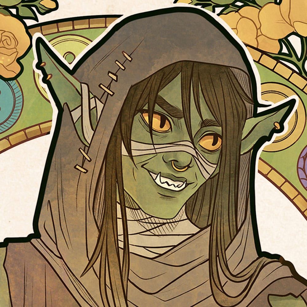 Critical Role Art Print Sam Riegel: 10th Anniversary Art Nouveau Illustrations 46 x 28 cm - unframed 0747720272842