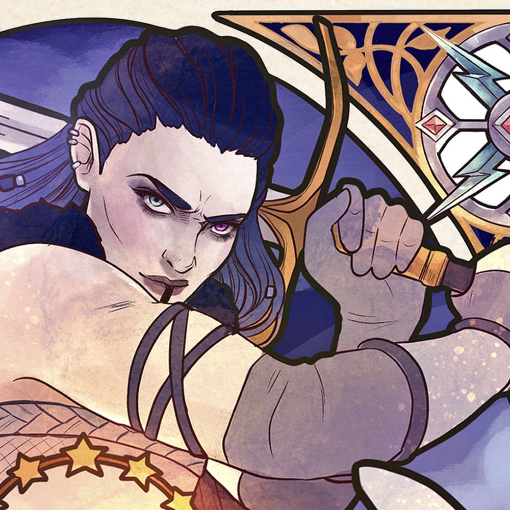 Critical Role Art Print Ashley Johnson: 10th Anniversary Art Nouveau Illustrations 46 x 28 cm - unframed 0747720272880