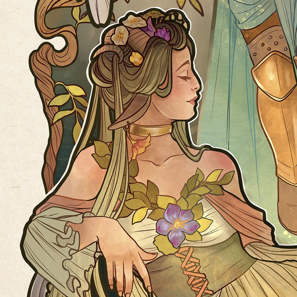 Critical Role Art Print Ashley Johnson: 10th Anniversary Art Nouveau Illustrations 46 x 28 cm - unframed 0747720272880