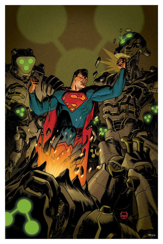 DC Comics Art Print Superman Space Age 61 x 41 cm - unframed 0747720272668