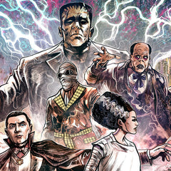 Universal Monsters Art Print Universal Monsters by Vincenzo Riccardi 61 x 41 cm - unframed 0747720273726