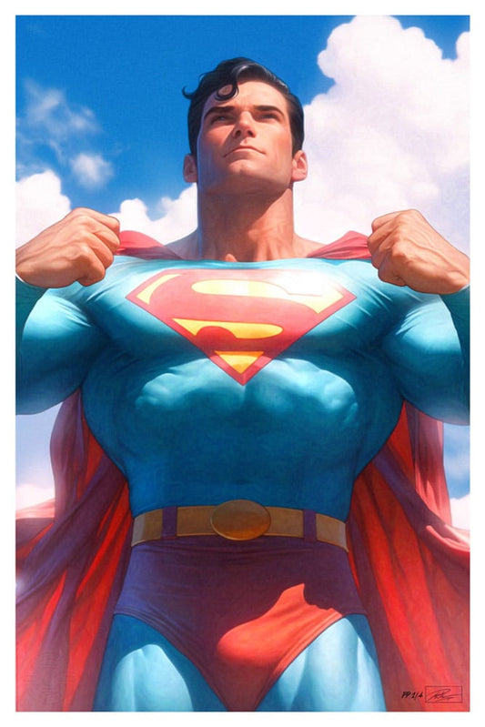 DC Comics Art Print Justice League Trinity: Superman 61 x 41 cm - unframed 0747720273306