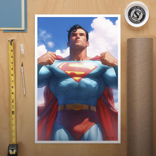 DC Comics Art Print Justice League Trinity: Superman 61 x 41 cm - unframed 0747720273306