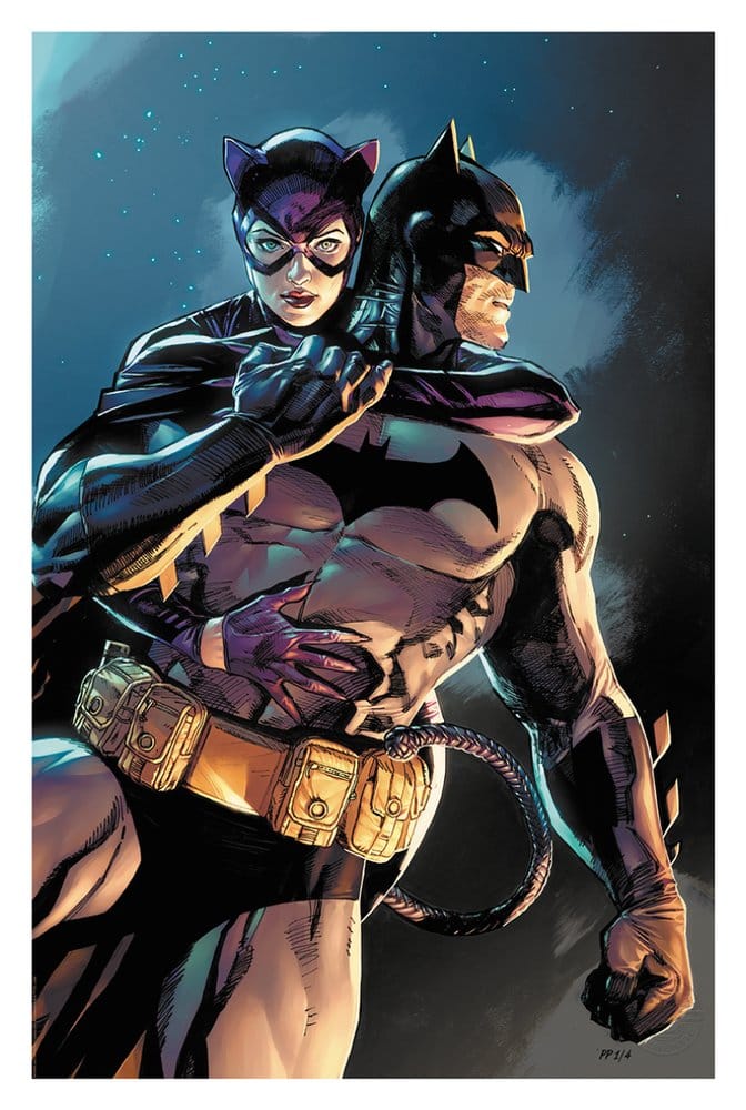 DC Comics Art Print Batman & Catwoman 61 x 41 cm - unframed 0747720275003
