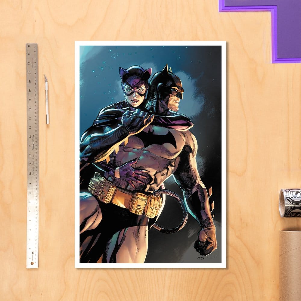 DC Comics Art Print Batman & Catwoman 61 x 41 cm - unframed 0747720275003