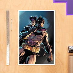 DC Comics Art Print Batman & Catwoman 61 x 41 cm - unframed 0747720275003