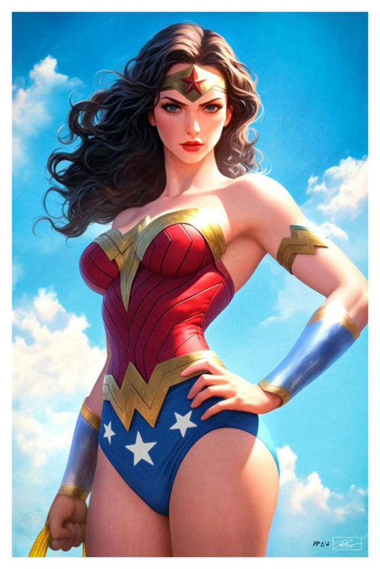DC Comics Art Print Justice League Trinity: Wonder Woman 61 x 41 cm - unframed 0747720273412