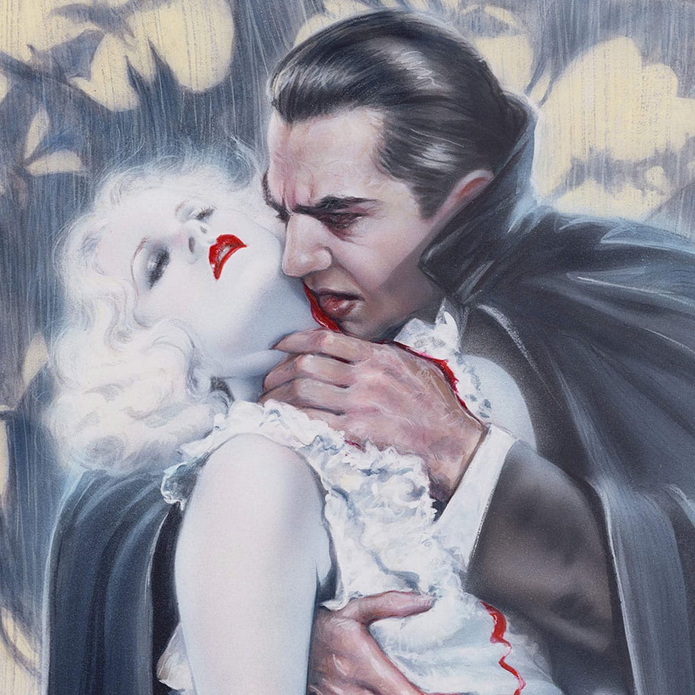 Dracula Art Print The Kiss by Olivia De Berardinis 70 x 43 cm - unframed 0747720273788