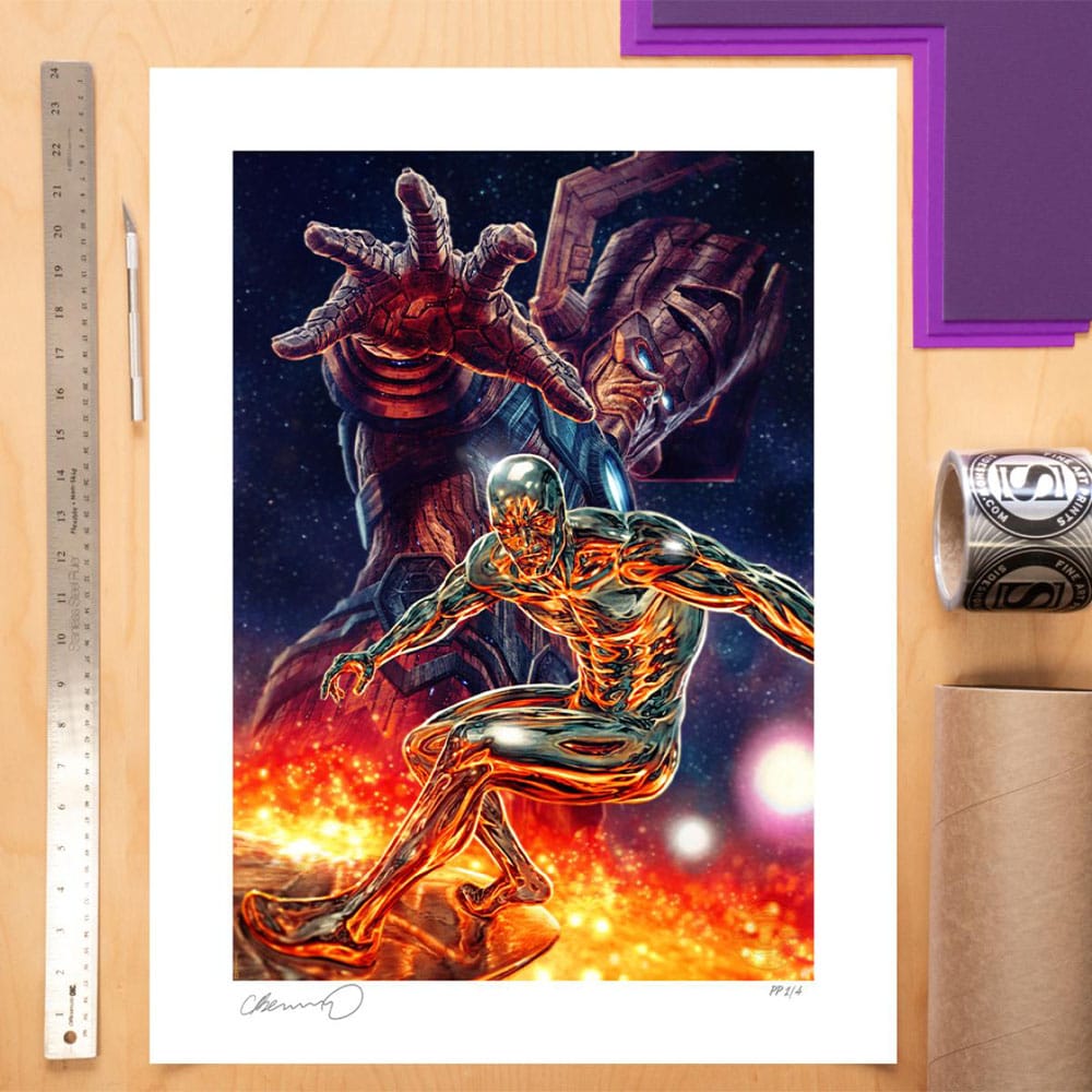 Marvel Art Print Galactus and the Silver Surfer 61 x 41 cm - unframed 0747720272330