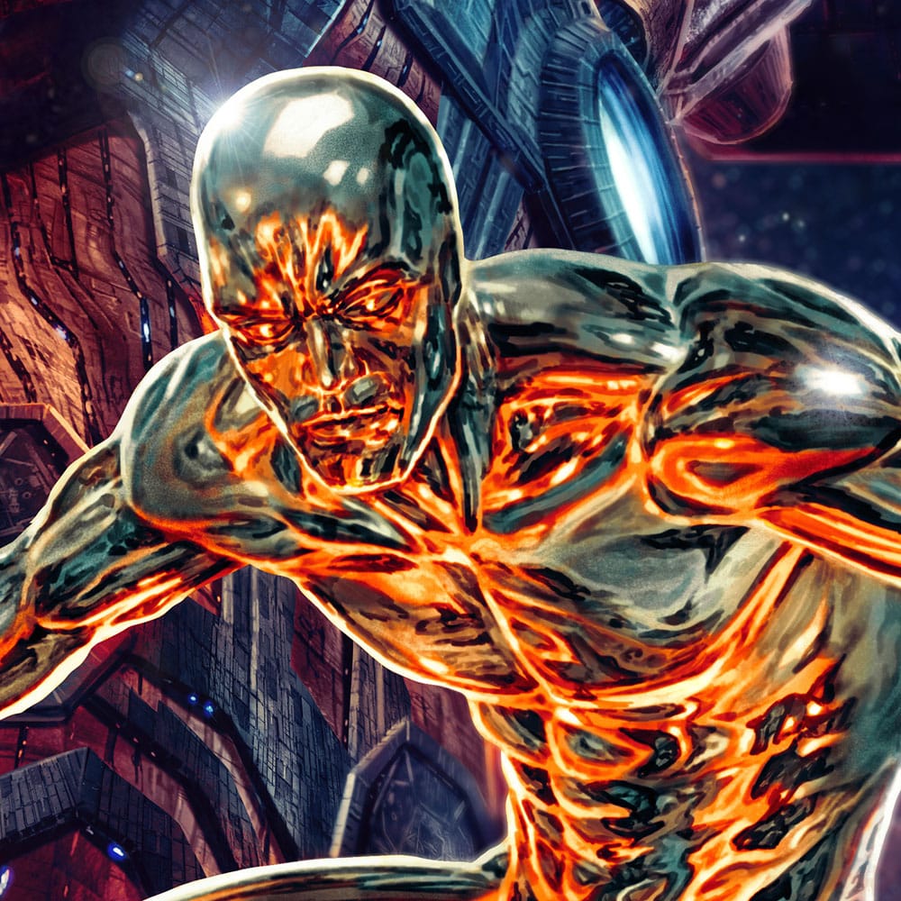 Marvel Art Print Galactus and the Silver Surfer 61 x 41 cm - unframed 0747720272330