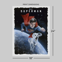 DC Comics Kunstdruck Superman and Krypto 46 x 61 cm - ungerahmtDC Comics Fine Art Print Superman and Krypto 46 x 61 cm - unframedDC Comics impression Art Print Superman and Krypto 46 x 61 cm - non encadréeDC Comics Litografia Superman and Krypto 46 x 61 c 0747720275997